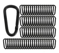 Shein 15/10/6/5/1 pieza Ganchos de aleación de aluminio de alta calidad en forma de D para exteriores, hebillas de escalada DIY, accesorios & llavero, adecu