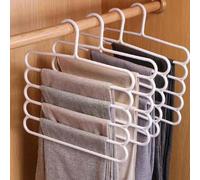 Shein 15 piezas/12 piezas/10 piezas/5 piezas/3 piezas/1 pieza Perchas de plástico blanco modernas, Estantes de secado de ropa húmeda y seca de múltiples cap