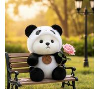 Shein 15cm Nuevo muñeco de peluche lindo de panda - El regalo perfecto para gamers y decoración de peluche. Adecuado para la categoría "Peluche de animal li