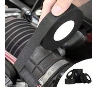 Shein 15m Cinta negra para automóviles, cinta resistente al calor, a la reducción de ruido y retardante de llama, para protección del arnés de cableado del