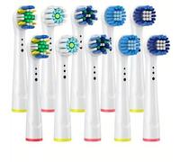 Shein 16/12/4 piezas Cabezales de recambio profesionales para cepillo de dientes, compatibles con Series, cerdas suaves proporcionan el mejor cuidado de sal