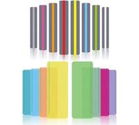 Shein 16 piezas Reglas de seguimiento, tira de lectura guiada Dislexia Regla de resaltado colorida para guiar a los lectores principiantes y estudiantes a l