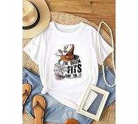 Shein 180g Algodón puro Si la escoba te queda, ¡salta sobre ella! Archivo PNG para impresión por sublimación, impresión DTG - Diseño de sublimación p