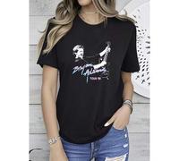 Shein 180g Algodón puro Vintage 1985 BRYAN ADAMS Reckless Tour Sold Out PNE Concert Camiseta negra Talla M Moda de hombre Verano Unisex para mujer Estilosa