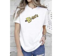 Shein 180g Camisa roja de algodón puro de The B52's - Años 90 - Camiseta grande y elegante para uso diario, ligeramente versátil, ropa de diseñador casual p