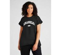 Shein 1pc Vintage Los Angeles USA Geometric-Pattern T-Shirt, Women'S Casual Crew Neck Short Sleeve Knit Polyester Tee, Summer Regular Length Top