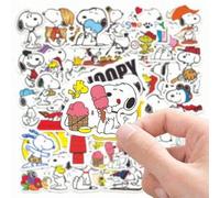 Shein 1set/50pcs Pegatinas de Perro , Vasos de Agua Graffiti, Equipaje, Manual de Portátil, Pegatinas Impermeables, Pegatinas de Dibujos Animados
