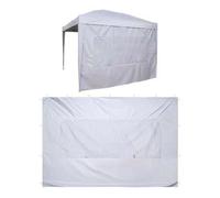 Shein 1x Pared lateral para pabellón, panel lateral para carpa plegable de 3 x 3 m, lona lateral impermeable con revestimiento de PU para protección solar,