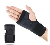 Shein 2/1 pieza S/M/L/XL Muñequera deportiva para exteriores, Muñequera para levantamiento de pesas, Vendaje de compresión elástico para tenis, bádminton, S