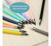 Shein 2/3/4/5/6/8/10/12/15/20/24/30 piezas Lápices de tinta eterna de color macaron con mina irrompible que nunca necesitan afilar para escribir, dibujar, o