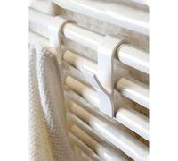 Shein 2/3 piezas Ganchos calentadores de toallas eléctricos, Soporte de barra colgante para radiador de baño, Gancho de correa de cuero minimalista, Gancho