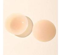 Shein 2/4 piezas Cubre pezones adhesivos reutilizables ultra finos para mujer, cubre pezones invisibles, sujetador sin tirantes, apto para vestido de novia,