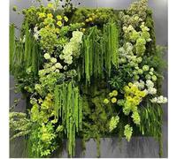 Shein 2/4 piezas Flores artificiales colgantes de Wisteria, planta colgante de Lágrimas de Amante, flores artificiales de seda colgantes de Amaranto, flores