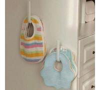 Shein 2/4 piezas Percha para ropa de bebé, Gancho en forma de L para colgar sombreros, baberos, calcetines de niños sin necesidad de perforar, Estante de pa