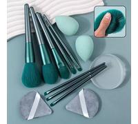 Shein 2/8/12 piezas Juego de brochas de maquillaje de alta calidad - Brocha para polvos, brocha para rubor, brocha para contorno, brocha para corrector, jue