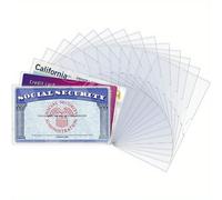 Shein 2/8/20/50 piezas Fundas protectoras para tarjetas de Seguro Social / Nuevas fundas protectoras para tarjetas de Medicare / Portacomida, Fundas de tarj