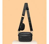Shein 2 bolsas bandolera para hombre, bolsas de cámara vintage estilo moneda antigua, bolsos de hombro casual con monedero, con correa ajustable, estampado