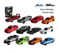 Shein 2 paquetes de Caja Misteriosa de Nano Coches - 1 de 12 Detallados Coches de Juguete de Metal Nano (4cm), Adecuado para Fans y Coleccionistas