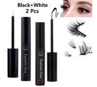 Shein 2 paquetes de nuevo adhesivo profesional para pestañas postizas de 6 ml, súper fuerte y duradero hasta 72 horas, sin látex, resistente al agua, de sec