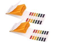 Shein 2 paquetes de tiras de prueba de pH, 160 tiras de pH 1-14 Papel universal de prueba de pH, detector de grado ácido alcalino para acuario, papel de tor