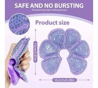 Shein 2 piezas/1 pieza Almohadillas de pecho reutilizables con gel refrigerante, diseño de doble cara, almohadilla de gel refrigerante, herramienta de cuida