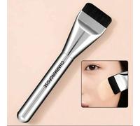 Shein 2 piezas/1 pieza Cabezal de cepillo de maquillaje profesional ultra delgado y plano para aplicación sin rayas de base líquida, base en crema, BB cream