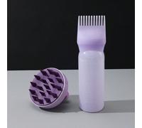 Shein 2 piezas, 1 pieza - Cepillo aplicador de tinte para cabello, botellas, botella de champú y aceite para teñir el cabello, peine aplicador de tinte, her