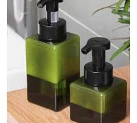 Shein 2 piezas/1 pieza Dispensador de espuma, Champú, Jabón de manos, Botella de recarga de espuma de lavado facial, Dispensador de jabón de espuma para bañ