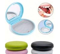 Shein 2 piezas/1 pieza Estuche de almacenamiento de retenedor de ortodoncia, juego de viaje, caja de almacenamiento de retenedor de ortodoncia magnética, ca