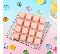 Shein 2 piezas/1 pieza Molde de silicona de 16 cavidades, apto para caramelos, gelatina, jabón hecho a mano, decoración de pasteles, molde para chocolate, m