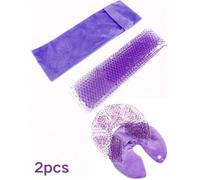 Shein 2 piezas/3 piezas Almohadillas de gel de enfermería y almohadillas de enfriamiento perineal - Terapia de frío/calor de doble uso, alivio de la molesti