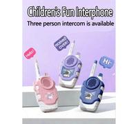Shein 2 piezas/3 piezas Walkie Talkies para niños, juguetes interactivos para padres, buscapersonas ilimitados, intercomunicadores inalámbricos juguetes par
