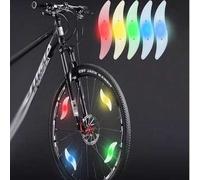 Shein 2 piezas/4 piezas Luz intermitente para neumático de bicicleta, luz de advertencia de nocturna para rueda de bicicleta de niños, radios, aro, luz de r