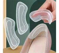 Shein 2 piezas/4 piezas Taloneras de silicona, Almohadillas antideslizantes para talón, Protector de talón para mujeres y hombres