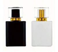 Shein 2 piezas Botella de perfume de 50ml con rociador de niebla ultrafina, botella de perfume vacía recargable y portátil de alta calidad