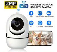 Shein 2 piezas Cámara de HD 1080P, Cámara de para el hogar inteligente, WiFi de 2.4GHz, con seguimiento de personas con IA y detección de movimiento, compat