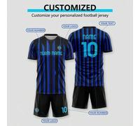 Shein 2 piezas Conjunto de camiseta y pantalones cortos de la selección nacional del , edición de la Copa Mundial 2026, apto para la Serie A. Diseñado con u