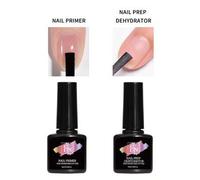 Shein 2 PIEZAS de 7ml Desengrasante y Imprimación para uñas secado al aire con adherencia superior para acrílico, suministros para uñas, regalo para mujeres