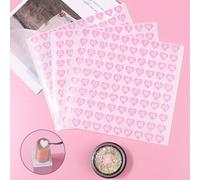 Shein 2 piezas de calcomanías de uñas con números numéricos, letras blancas en forma de corazón, números, etiquetas, calcomanías de esmalte de uñas, códigos