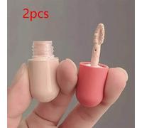 Shein 2 piezas de Mini botellas dispensadoras de fundación y suero de viaje - a prueba de fugas, recipientes cosméticos portátiles para fundación líquida, d