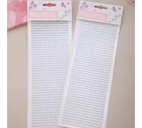 Shein 2 piezas de pegatinas de cristal de imitación de acrílico, de 3 mm, en colores surtidos, con formas redondas y triangulares, para decoración DIY de ro