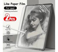 Shein 2 piezas de película protectora de pantalla de papel mate compatible con iPad 11th/10th/9th/8th/7th/6th/5th/2025 Air/2024 Pro/2024 Air/2022 Pro/2021 P
