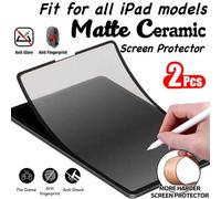 Shein 2 Piezas de Protector de Pantalla Cerámico para IPad 10a Generación de 10.9 Pulgadas, 2022/IPad 11a Generación 2025, Película Mate Flexible de PET HD