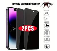 Shein 2 piezas de protector de pantalla de privacidad compatible con iPhone 16/16 Plus/iPhone 16 Pro/iPhone 16 Pro Max/15/15Plus/15Pro/15Promax, regalo para