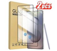 Shein 2 piezas de protector de pantalla de vidrio templado compatible con Samsung Galaxy S21FE/S23FE/A54/A15/A31/A34/A35/A55/M53/M54/M55/S21/S22/S23/S24 Ult