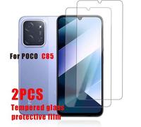 Shein 2 piezas de protector de pantalla de vidrio templado de alta definición compatible con POCO C65/C75/C85/M7/M8/M8 Pro/F7/F7 Pro/F7Ultra/F8 Pro/F8Ultra/