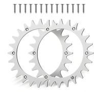 Shein 2 piezas de púas para cortacésped robótico para Worx Landroid S/M, púas para cortacésped robótico de 205 mm, orificios para tornillos avellanados desb