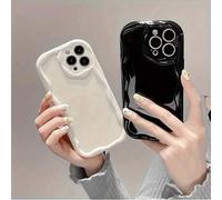 Shein 2 piezas de últimos modelos de 2025 de fundas de teléfono móvil con diseño de corazón en color lila claro, a prueba de golpes y protectoras, compatibl