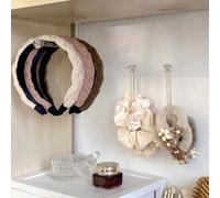 Shein 2 piezas Diadema, Diadema, Diadema, Estante para joyas, Tipo colgante de pared sin perforación, Regalo para el Día de San Valentín, Vuelta al cole, Es