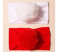 Shein 2 piezas Diadema linda para bebé, adecuada para uso diario, amor y San Valentín